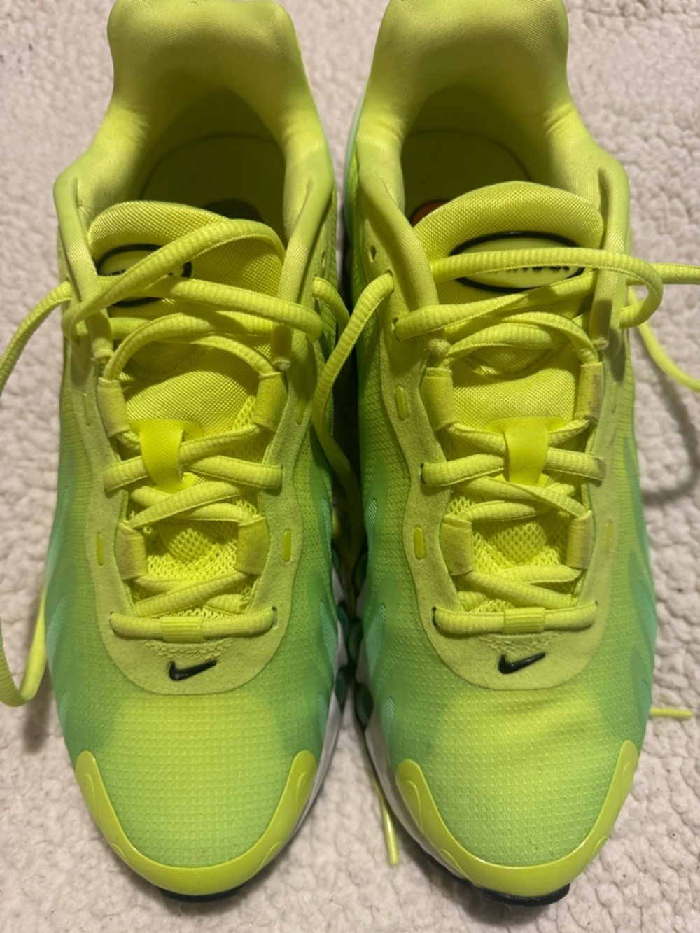 Nike Neon Yellow Athletic Sneakers